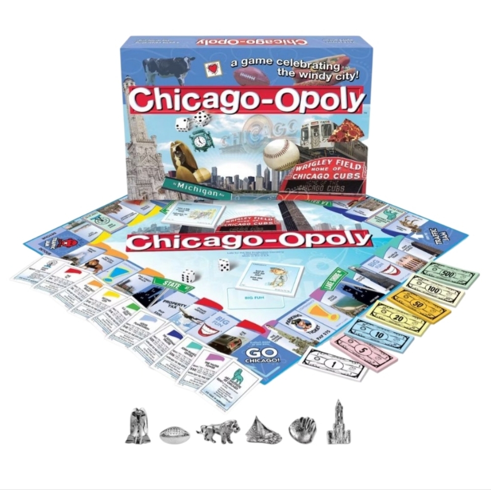 Chicago-Opoly Special Edition Chicago Monopoly Board Game NIB